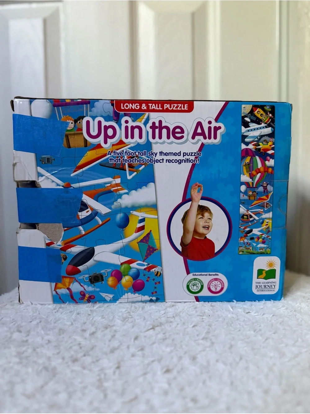 The Learning Journey Up in the Air Kids 5 Foot Tall Puzzle 50+ Pieces 3-6 years